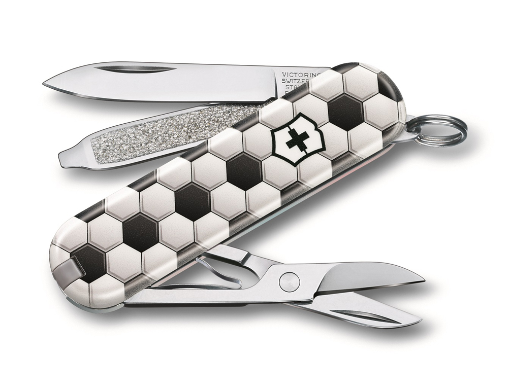 Нож-брелок VICTORINOX Classic World Of Soccer ,0.6223.L2007