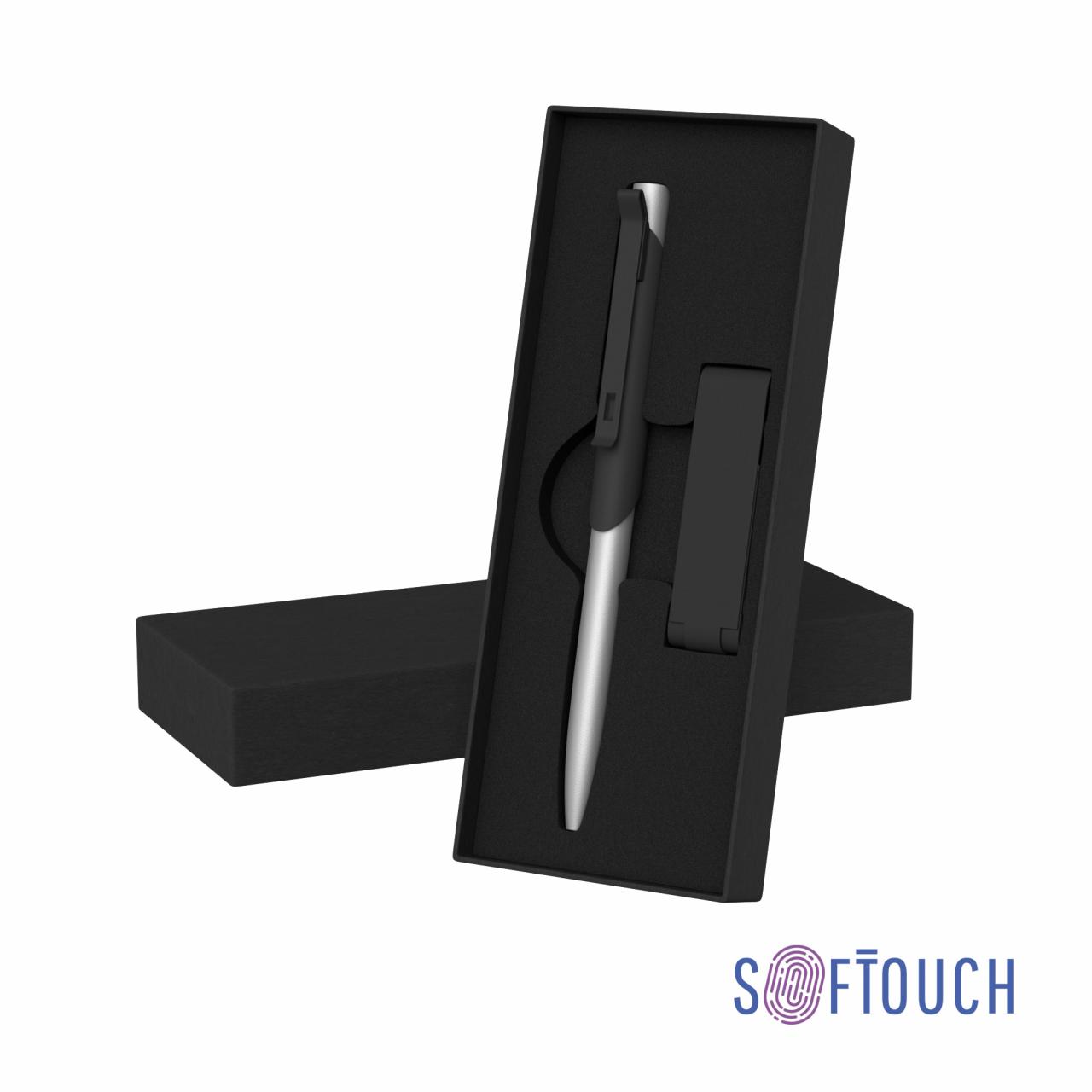Набор ручка Skil + флеш-карта Case 8 Гб в футляре, покрытие soft touch