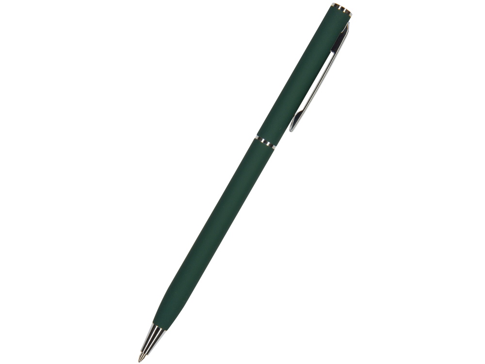 Ручка Palermo шариковая автоматическая, серый металлический корпус 0,7 мм, синяя