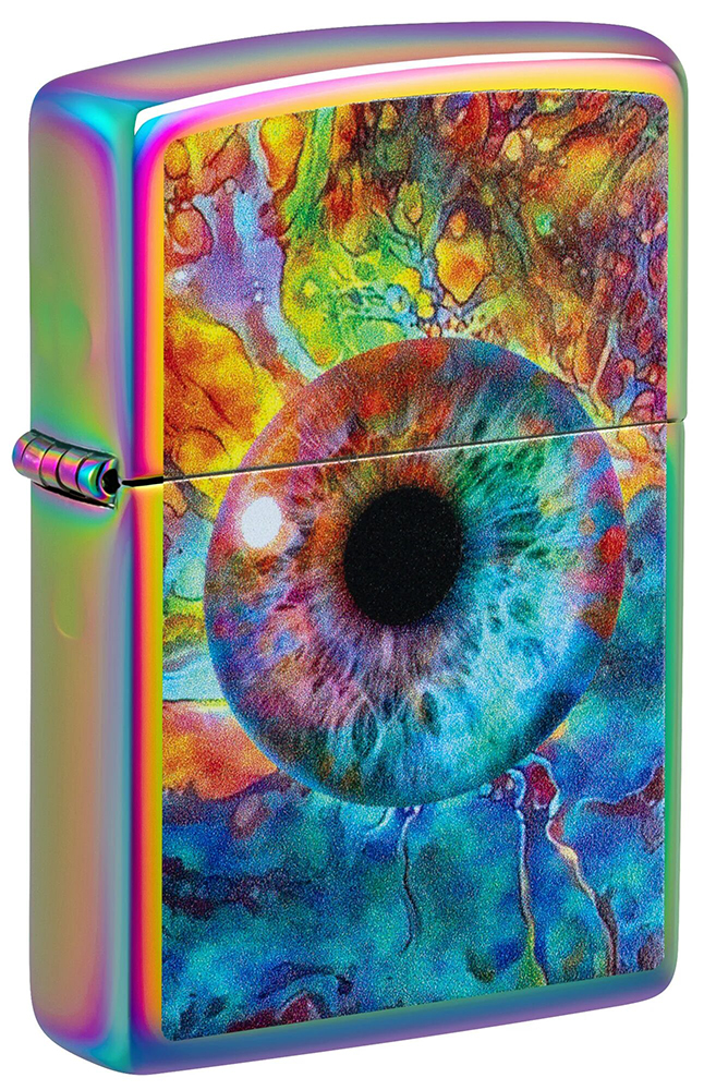 Зажигалка ZIPPO Spacey Eye с покрытием Multi Color ,46431