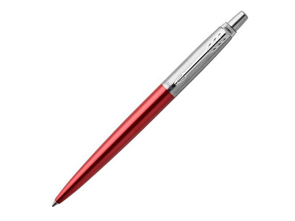 Шариковая ручка Parker Jotter Essential, Satin Black CT, стержень: M, цвет чернил : blue или black