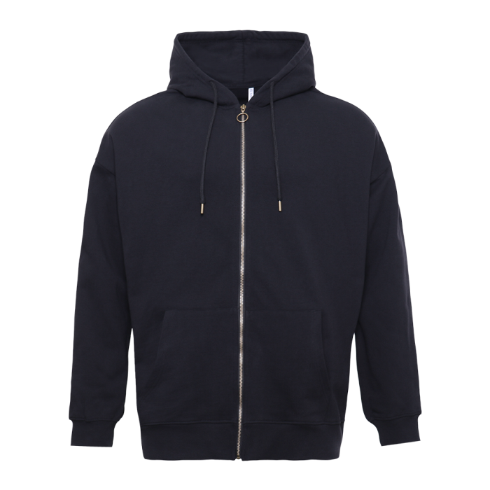 Толстовка ОNE SIZE, с капюшоном на молнии футер без начёса 350, 72