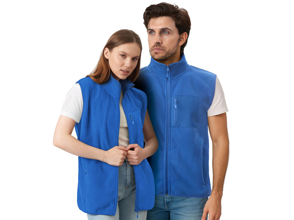 Жилет флисовый Trondheim унисекс, черный