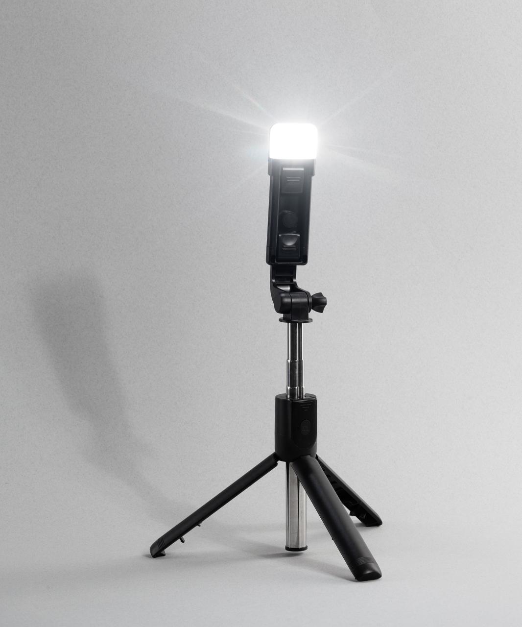 Селфи-палка-штатив Periscope с лампой и пультом дистанционного управления