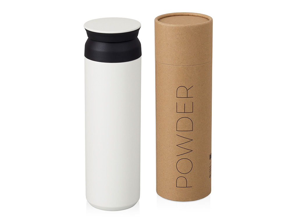 Вакуумный термос Powder 500 мл, тубус, черный
