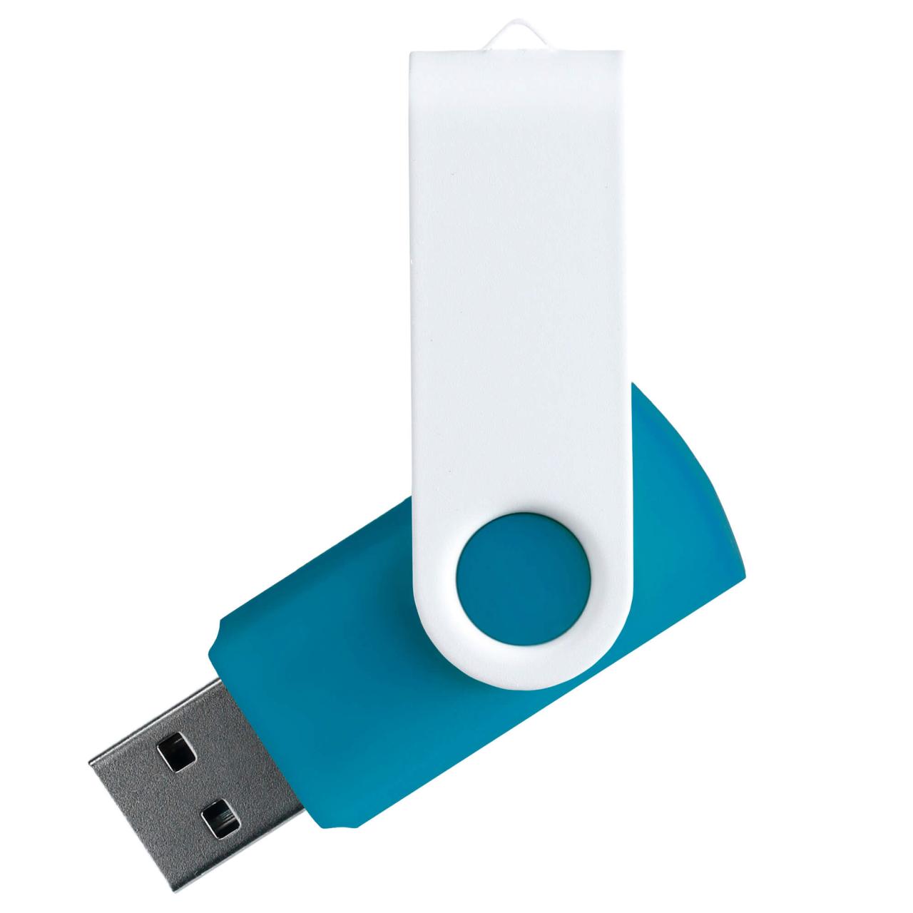 Флешка TWIST WHITE COLOR