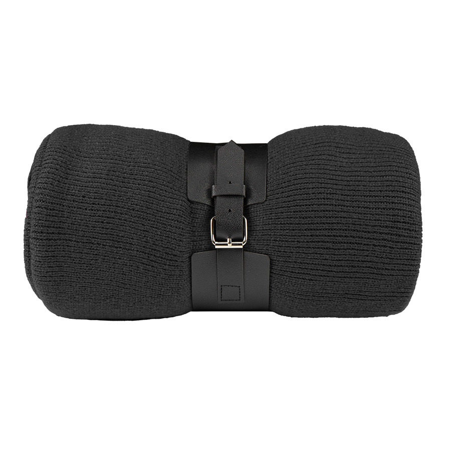 Плед Belt; белый; 130 х 180 см; 100% акрил, с поясом