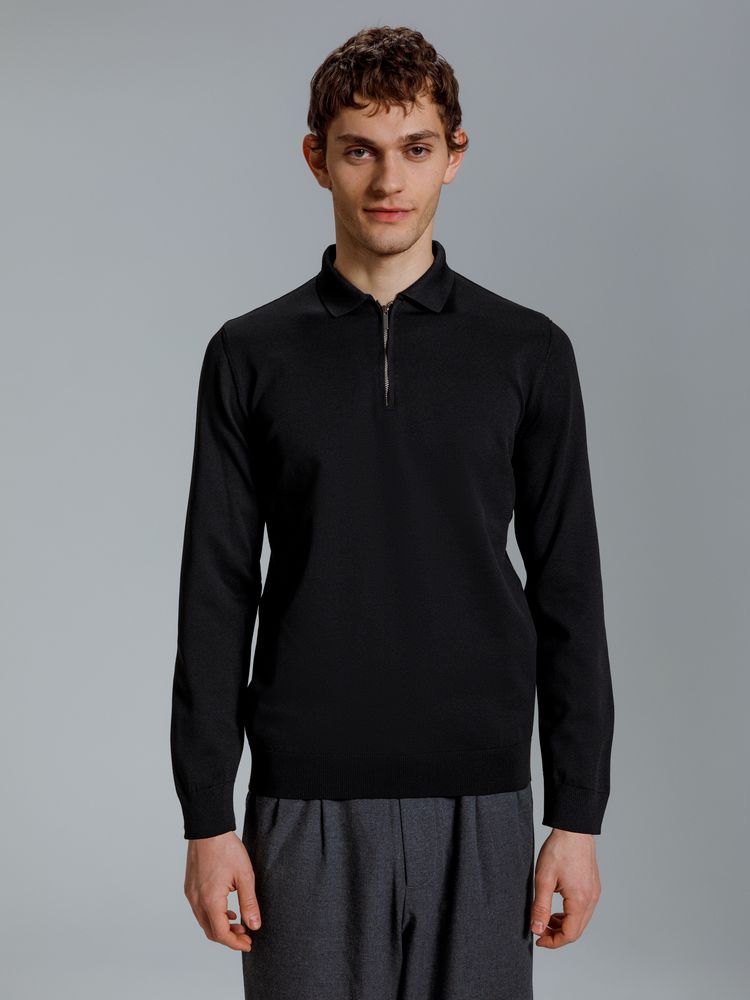 Рубашка поло мужская с длинным рукавом Terrazzo