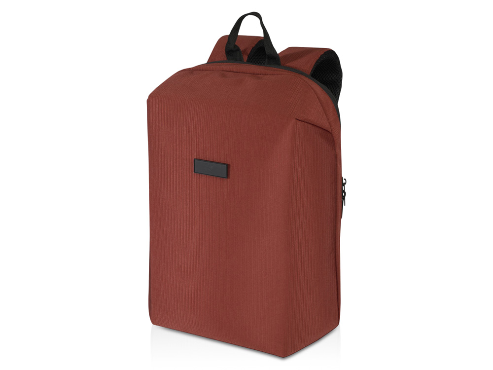 Рюкзак Luma для ноутбука с диагональю экрана 15 дюймов с защитой от кражи объемом 10 л из материала, переработанного по стандарту GRS - сплошной черный