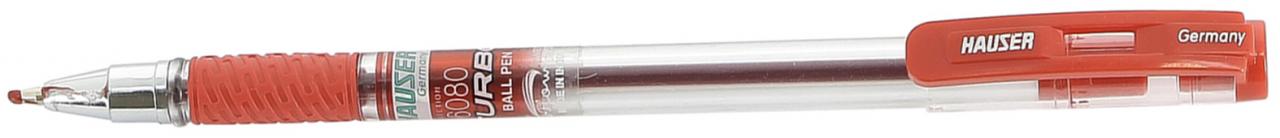 Шариковая ручка Hauser Turbo ,H6080-red