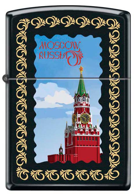 Зажигалка ZIPPO Московский кремль ,218 MOSCOW KREMLIN FRAMED