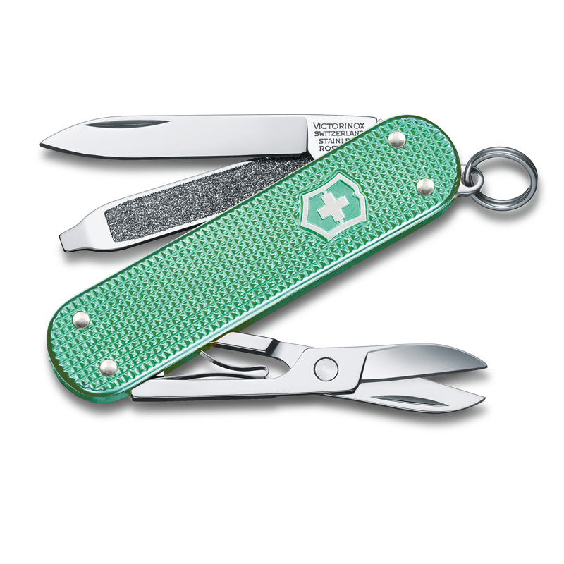 Нож-брелок VICTORINOX Classic SD Alox Colors Minty Mint ,0.6221.221G