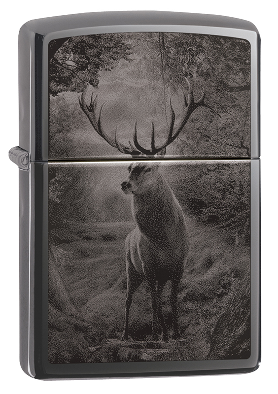 Зажигалка ZIPPO Classic с покрытием Black Ice® ,49059