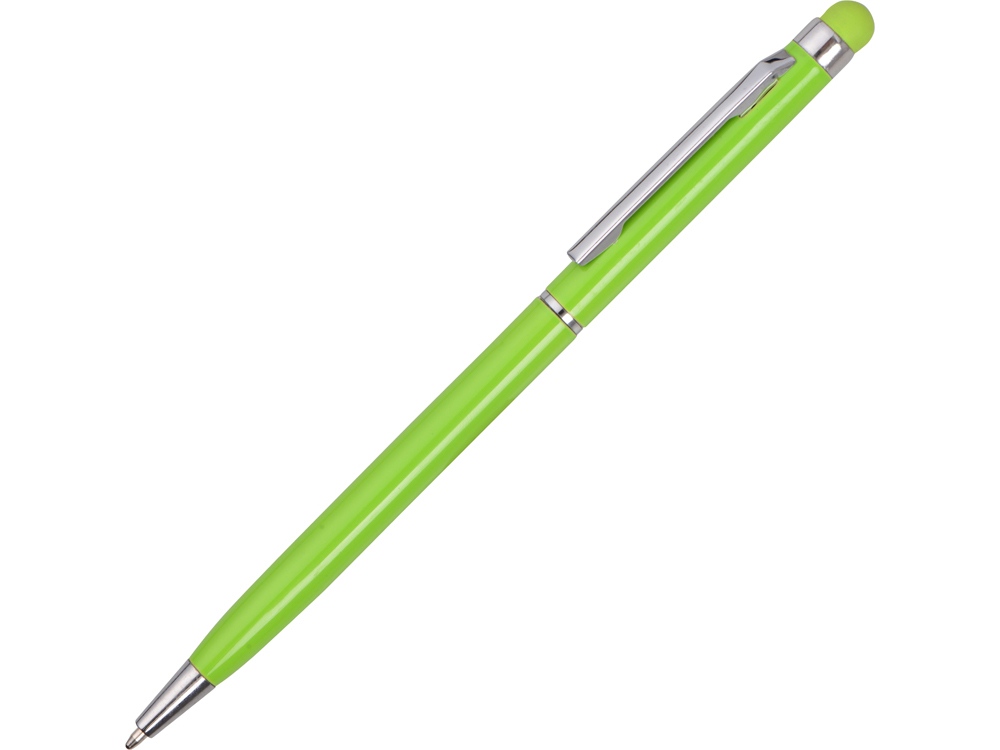 Ручка-стилус металлическая шариковая Jucy, темно-синий