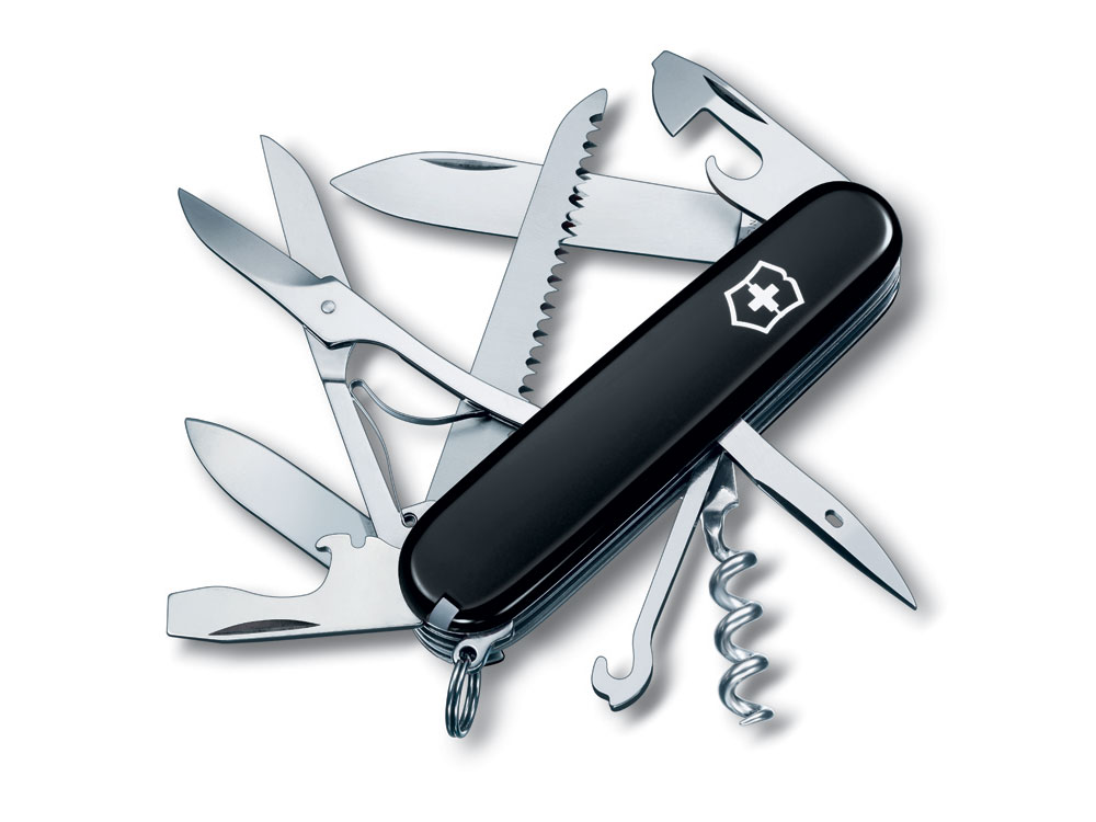 Нож перочинный VICTORINOX Huntsman, 91 мм, 15 функций, красный