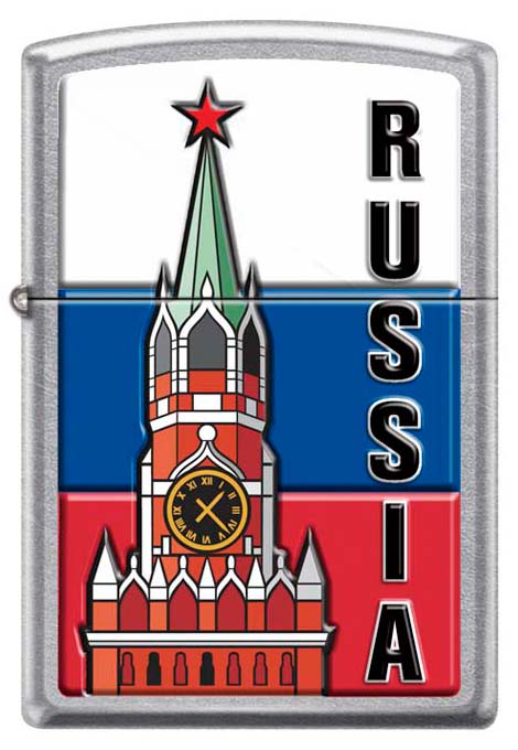 Зажигалка ZIPPO Московский кремль ,207 KREMLIN FLAG RUSSIA