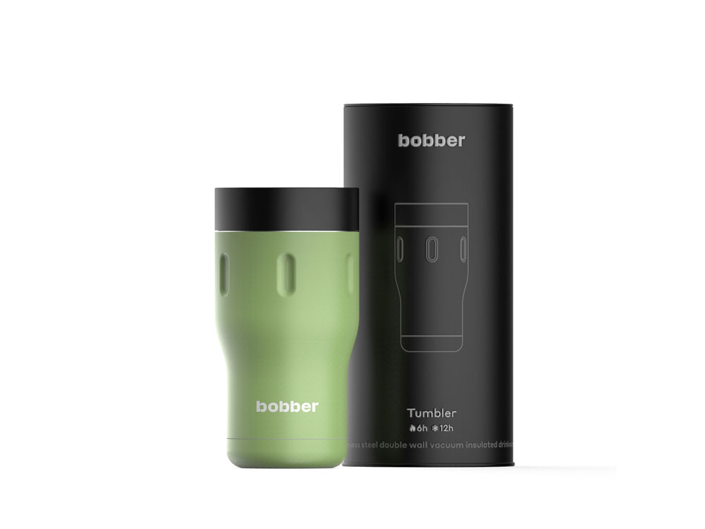 Термос питьевой, вакуумный, бытовой, тм bobber. Объем 0,47 литра. Артикул Tumbler-470 Mint Cooler