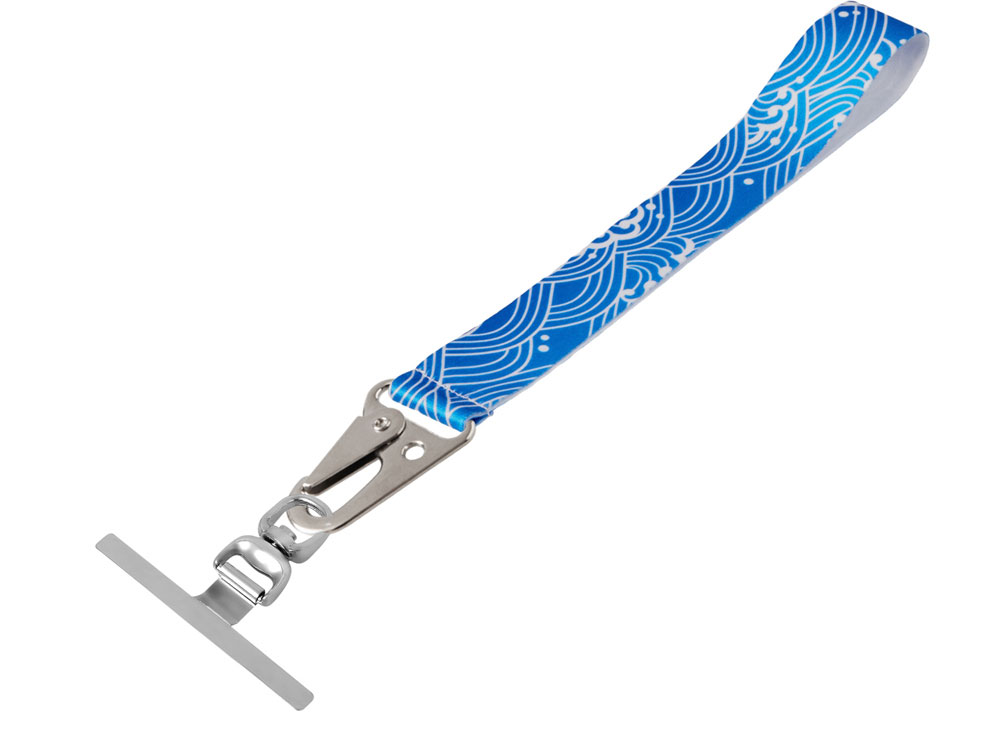 Ремувка под сублимацию с большим карабином и узким держателем для телефона из ПЭ