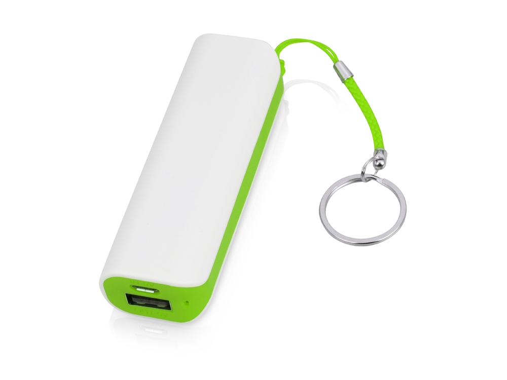 Портативное зарядное устройство (power bank) Basis, 2000 mAh, белый/фиолетовый