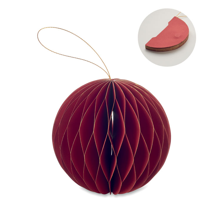 Foldable XMAS bauble hanger