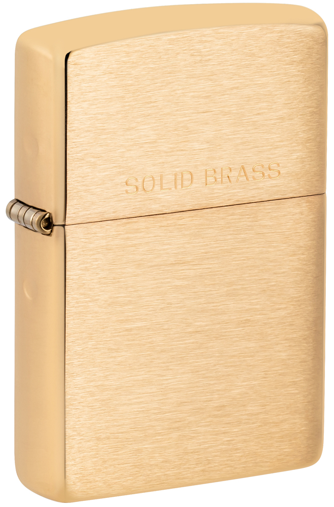 Зажигалка ZIPPO с покрытием Brushed Brass ,204