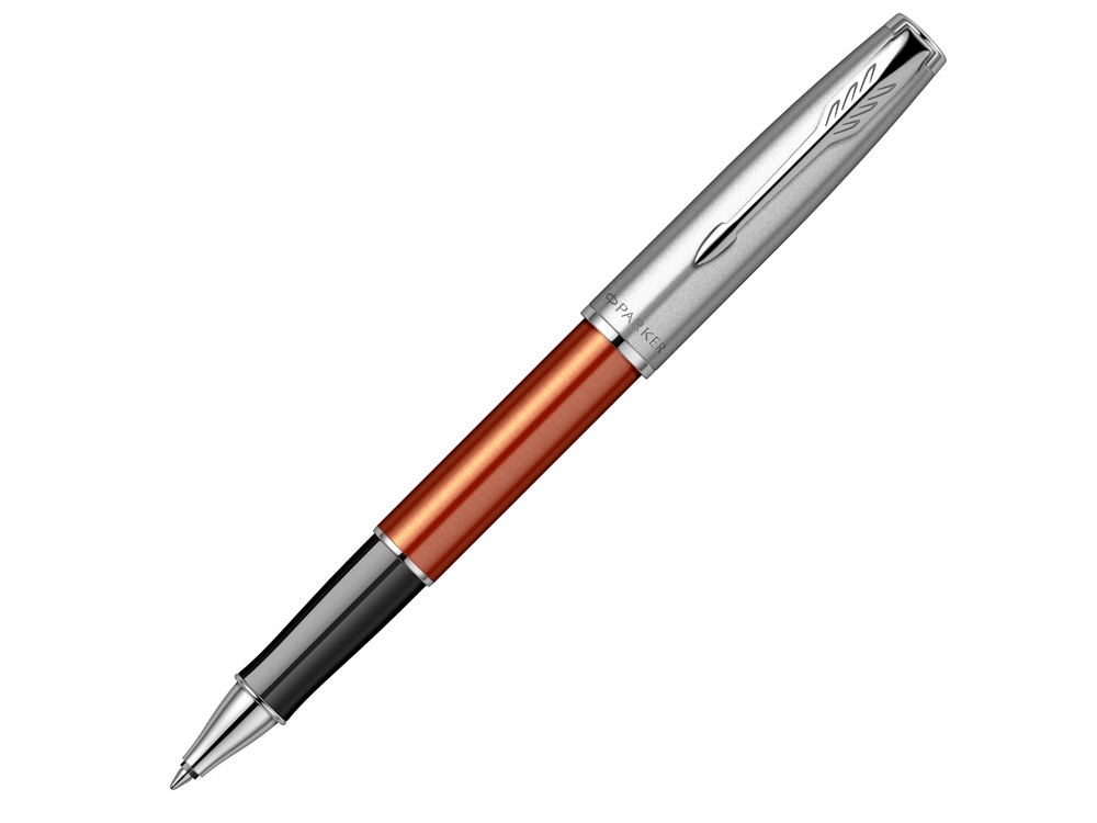 Ручка-роллер Parker Sonnet Essentials Violet SB Steel CT, цвет чернил black, перо: F, в подарочной упаковке.