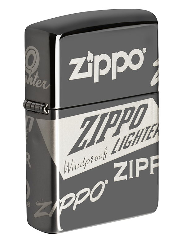 Зажигалка ZIPPO Classic с покрытием Black Ice® ,49051