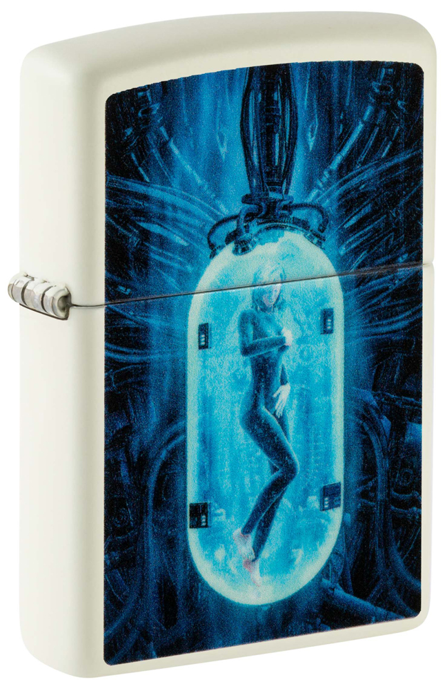 Зажигалка ZIPPO Woman in Tube с покрытием Glow In The Dark Green ,48520