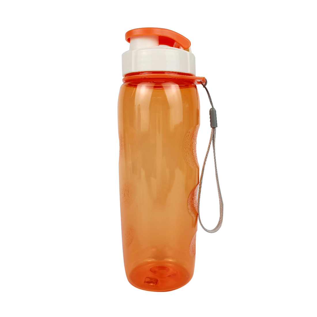 Пластиковая бутылка Сингапур, оранжевая-S