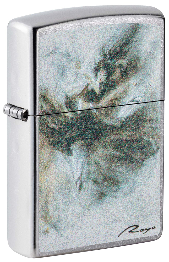 Зажигалка ZIPPO Luis Royo с покрытием Street Chrome ,49766