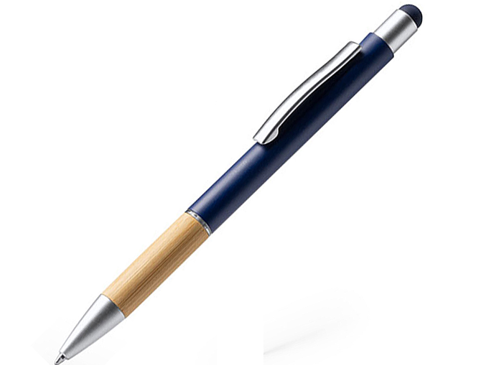 Ручка-стилус металлическая шариковая OLTEN, черный