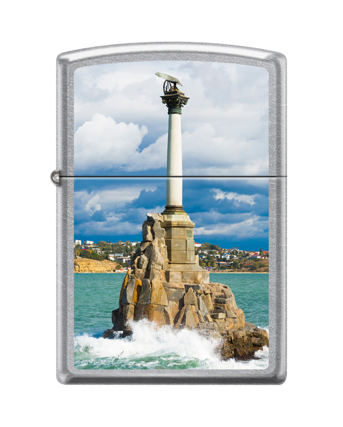 Зажигалка ZIPPO Севастополь с покрытием Street Chrome™ ,207_Sevastopol