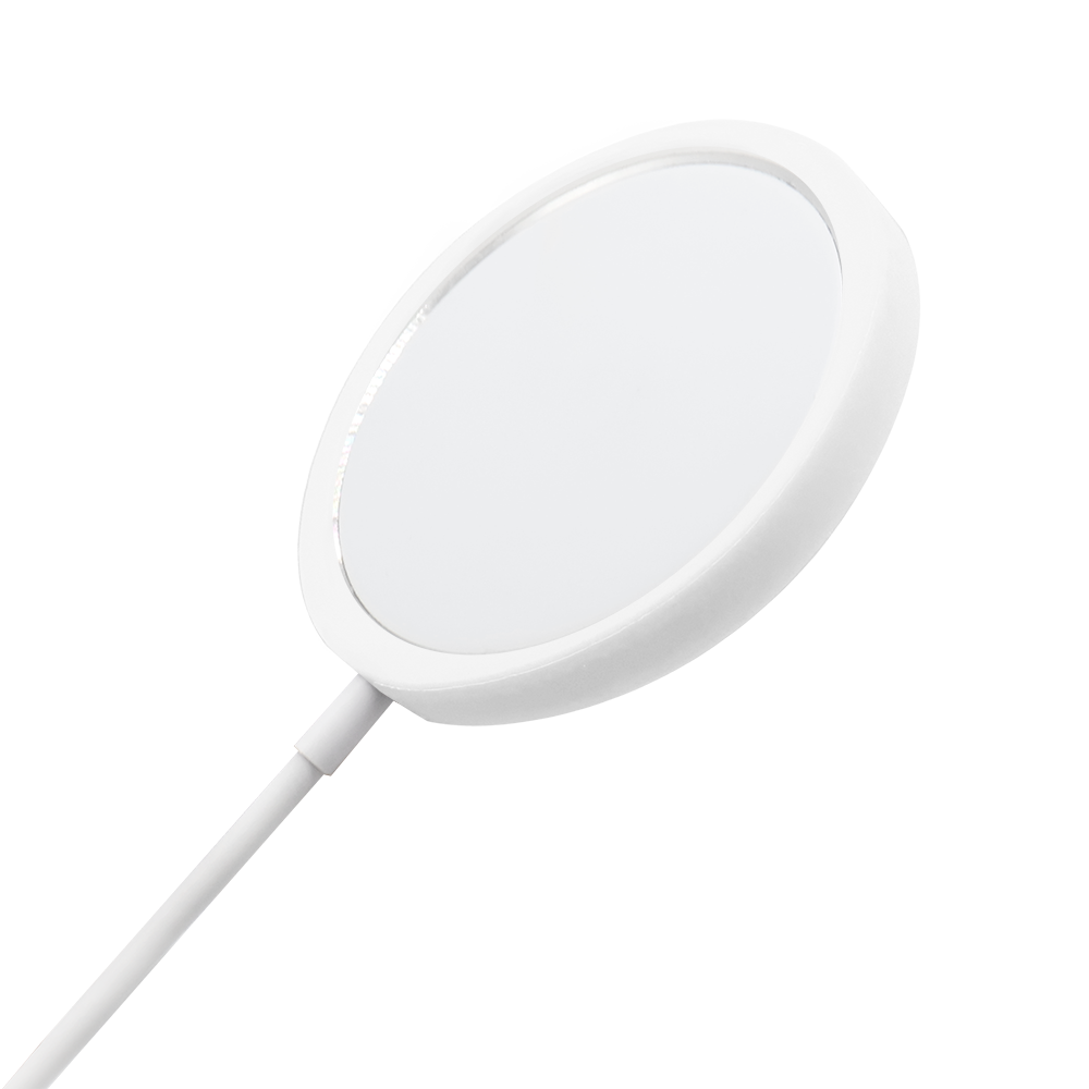 Беспроводное магнитное зарядное устройство Fomax 15W To Go, белый/белый