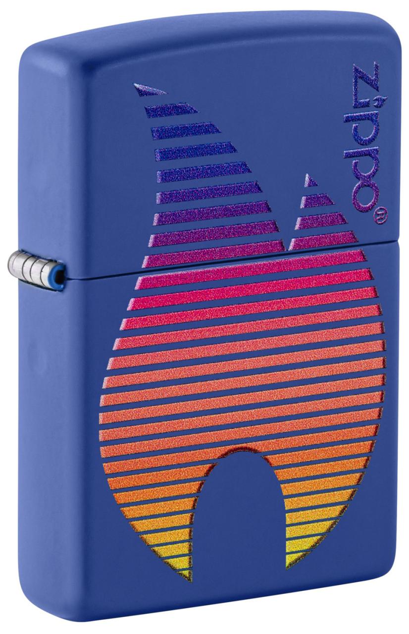 Зажигалка ZIPPO Classic с покрытием Royal Blue Matte ,48996