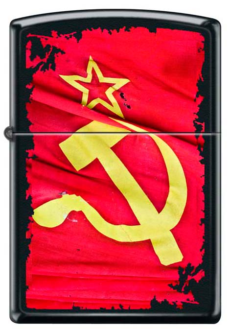 Зажигалка ZIPPO Серп и Молот ,218 SOVIET FLAG SICKLE