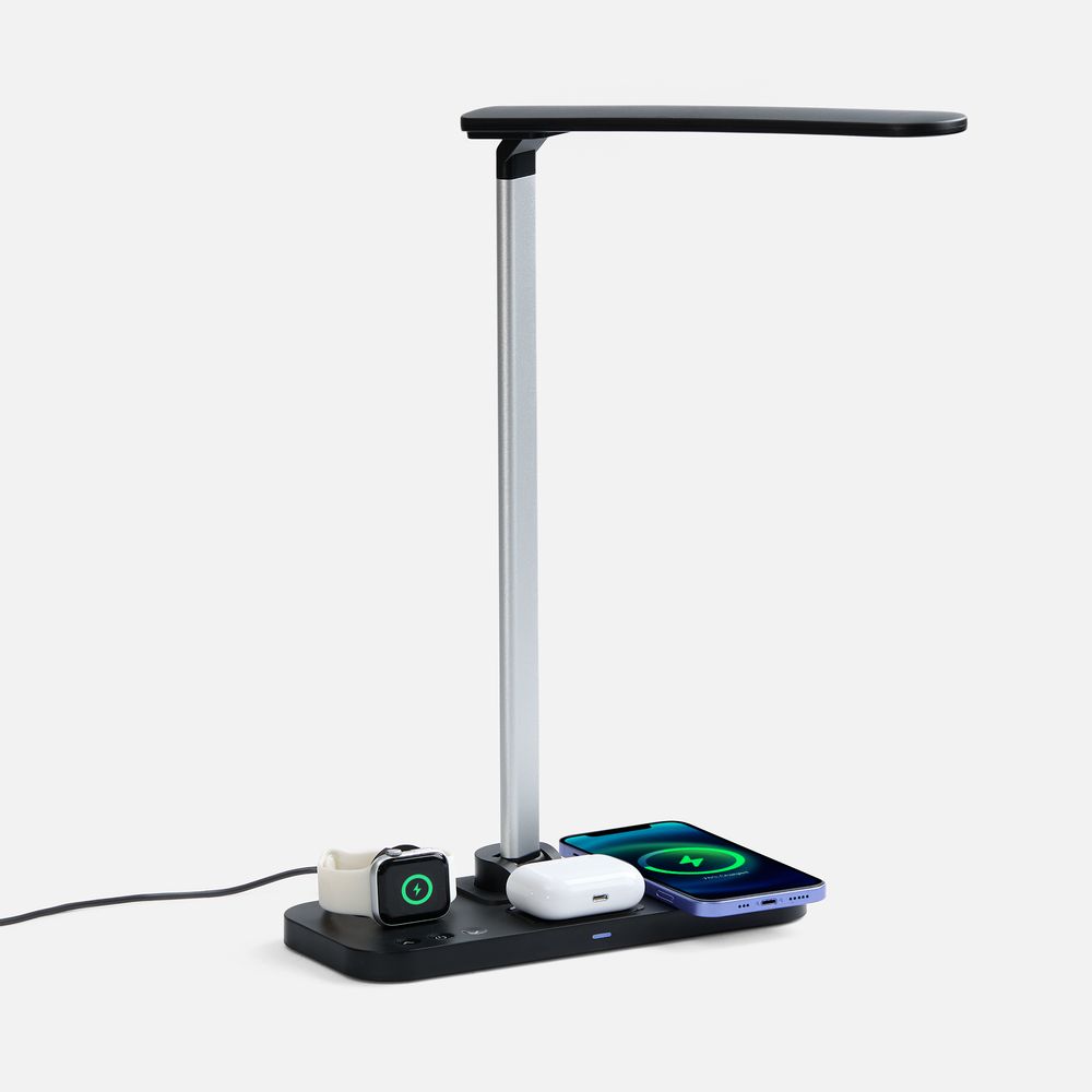 Настольная лампа с беспроводной зарядкой Power Light