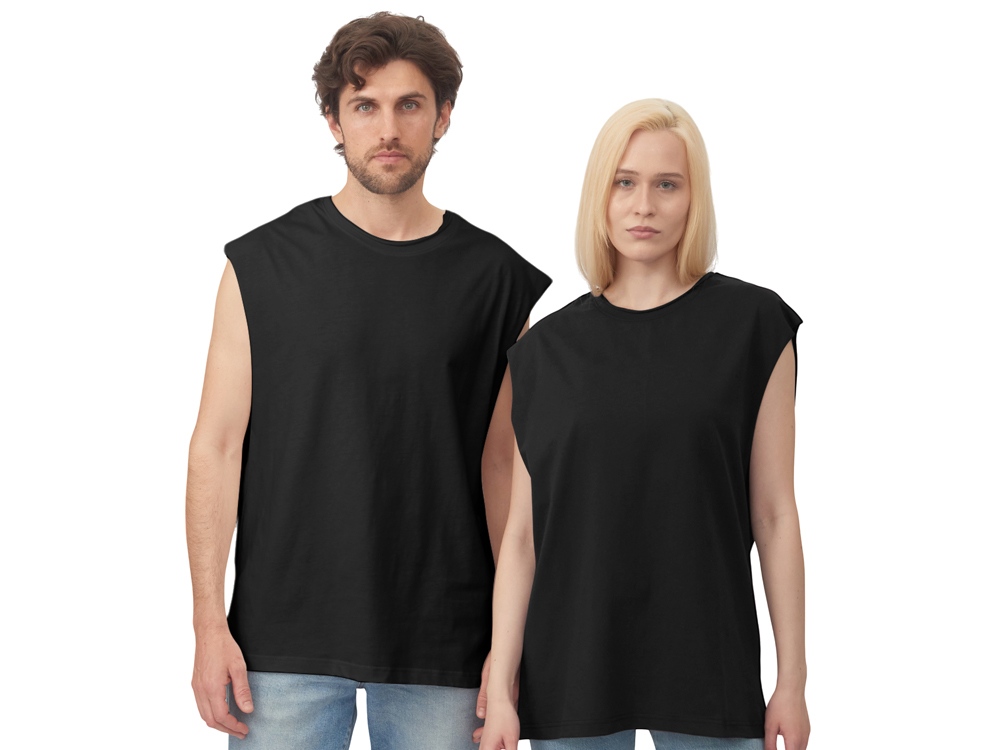 Майка оверсайз Berlin, унисекс, молочный