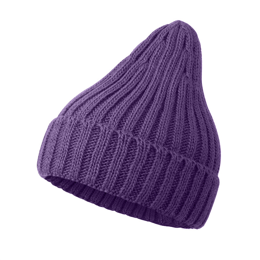 Шапка бини вязаная НАСВЯЗИ© шерсть/ акрил