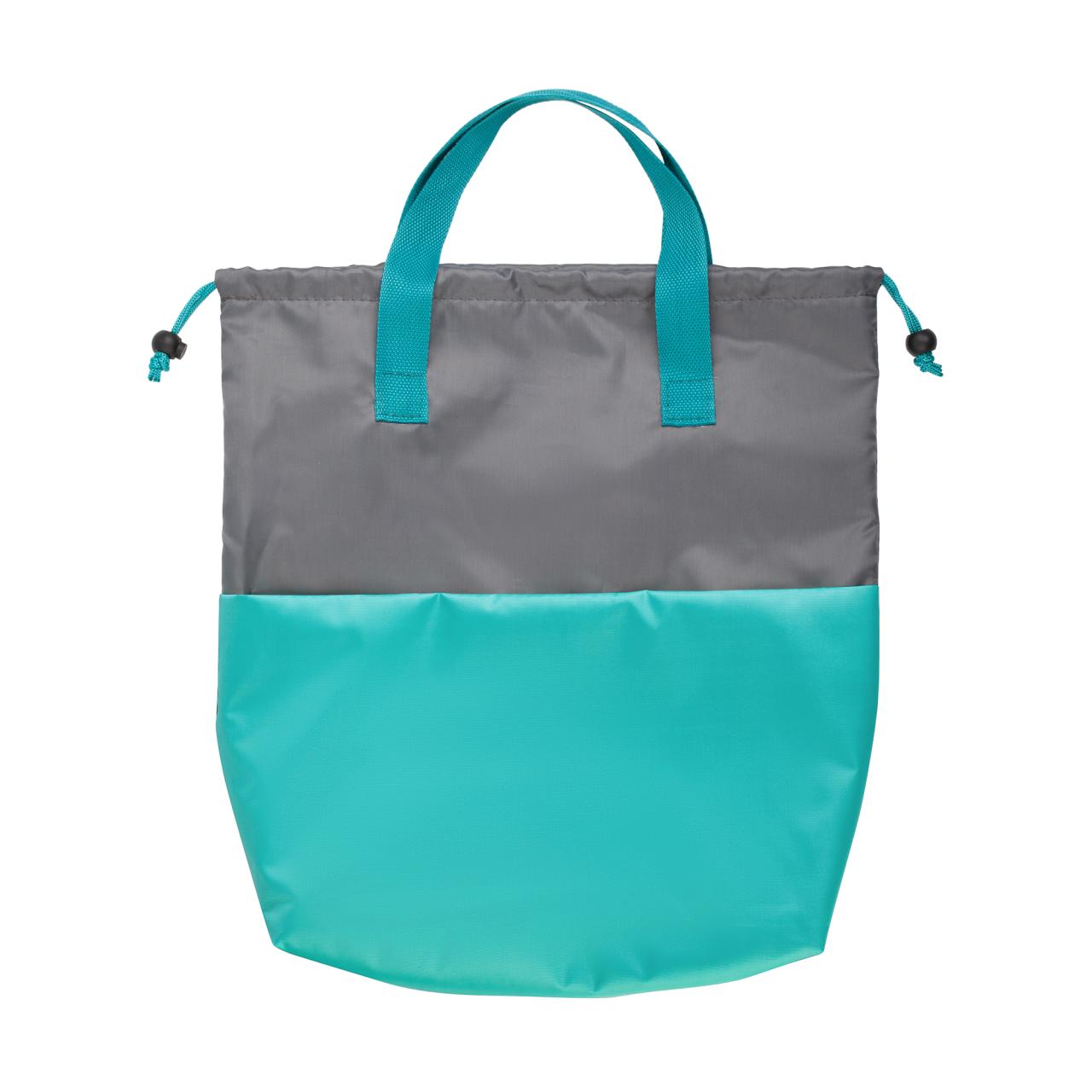 Сумка-рюкзак Carry, серый с бирюзовым