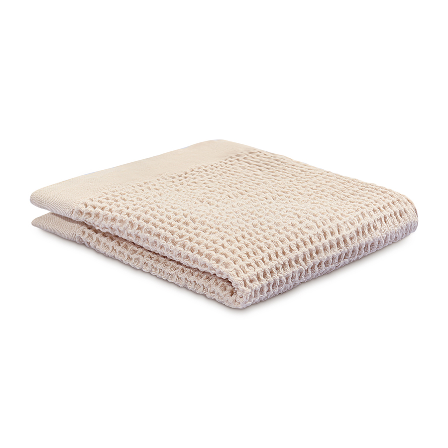 Полотенце для лица из умягченной вафли из коллекции Essential, 30x30 см