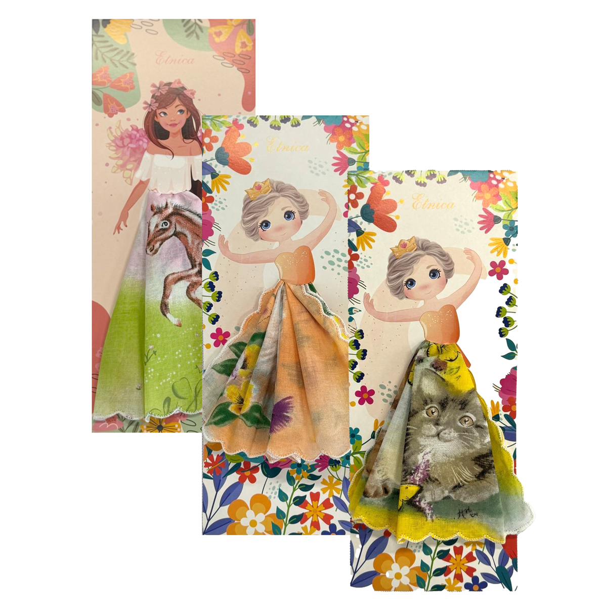 Сувенирный набор Маленькие принцессы Пс11 Платок носовой детский ETNICA