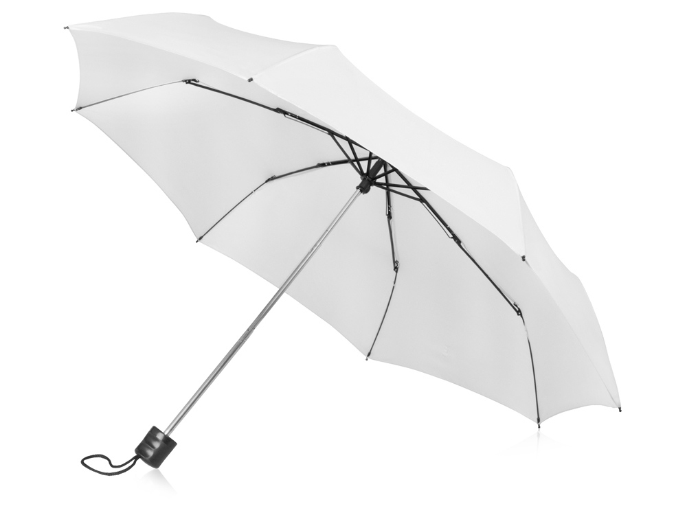 Зонт складной Columbus, механический, 3 сложения, с чехлом, бежевый