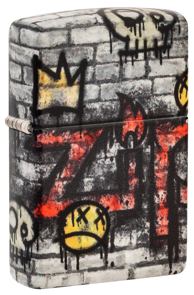 Зажигалка ZIPPO Graffiti King с покрытием 540 Matte ,46282
