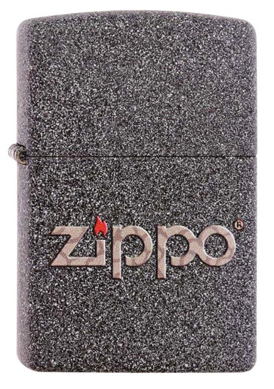 Зажигалка ZIPPO Snakeskin Logo с покрытием Iron Stone™ ,211 SNAKESKIN ZIPPO LOGO