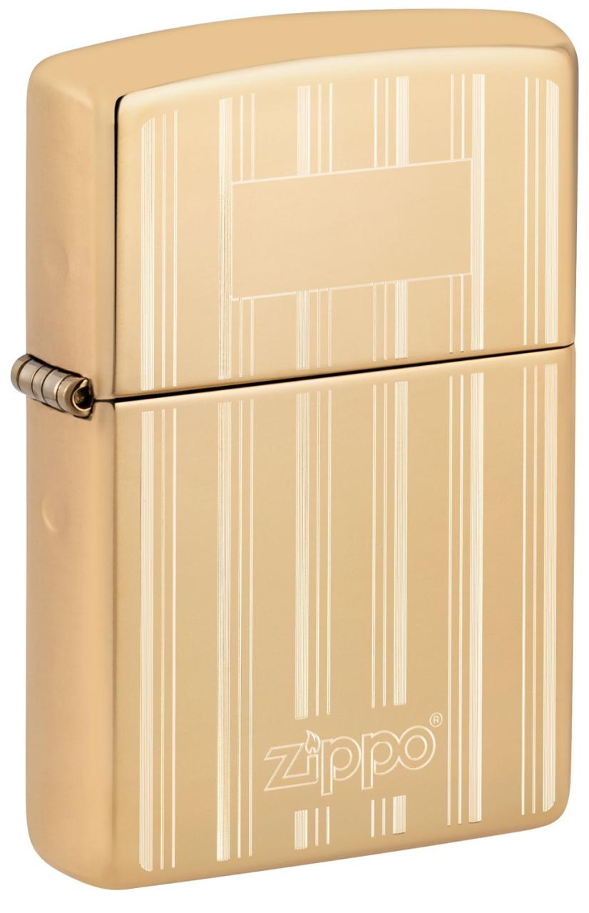 Зажигалка ZIPPO Classic с покрытием High Polish Brass ,46011