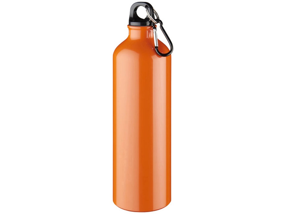 Алюминиевая бутылка для воды Oregon объемом 770 мл с карабином - Оранжевый (P)