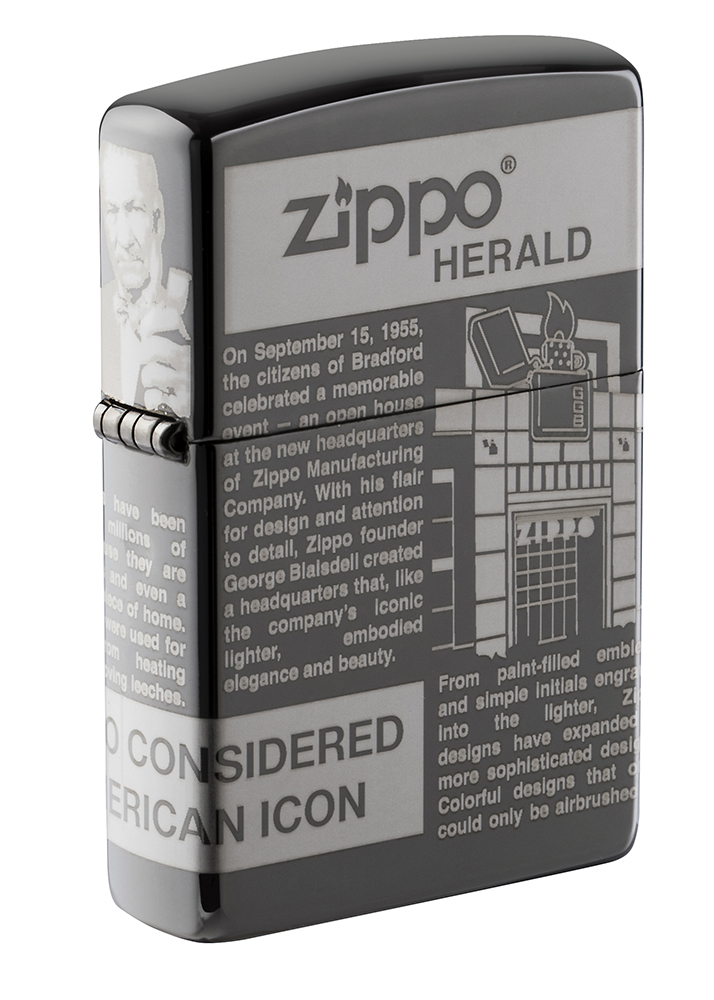 Зажигалка ZIPPO Classic с покрытием Black Ice® ,49049