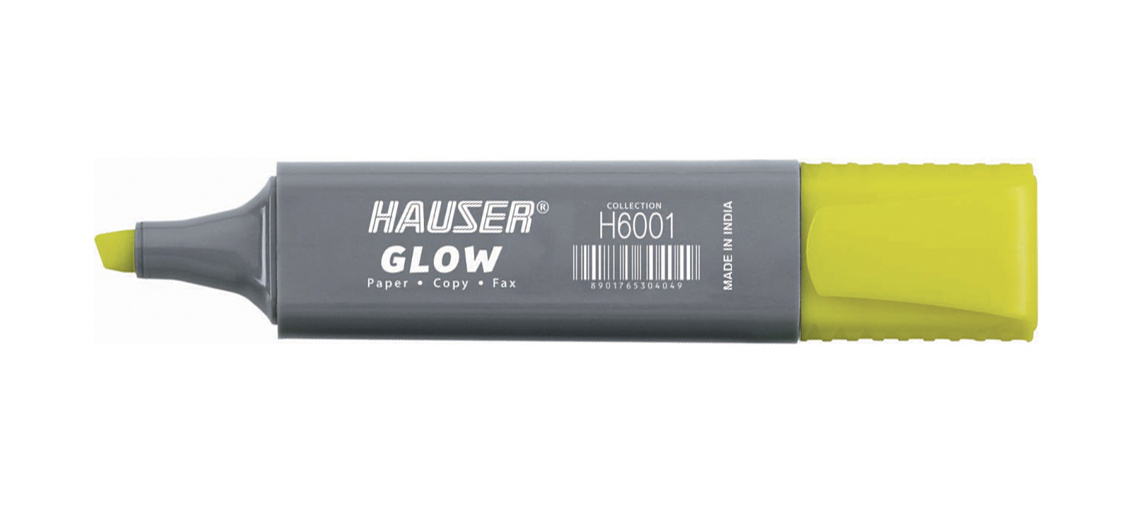 Текстовыделитель Hauser Glow ,H6001-yellow