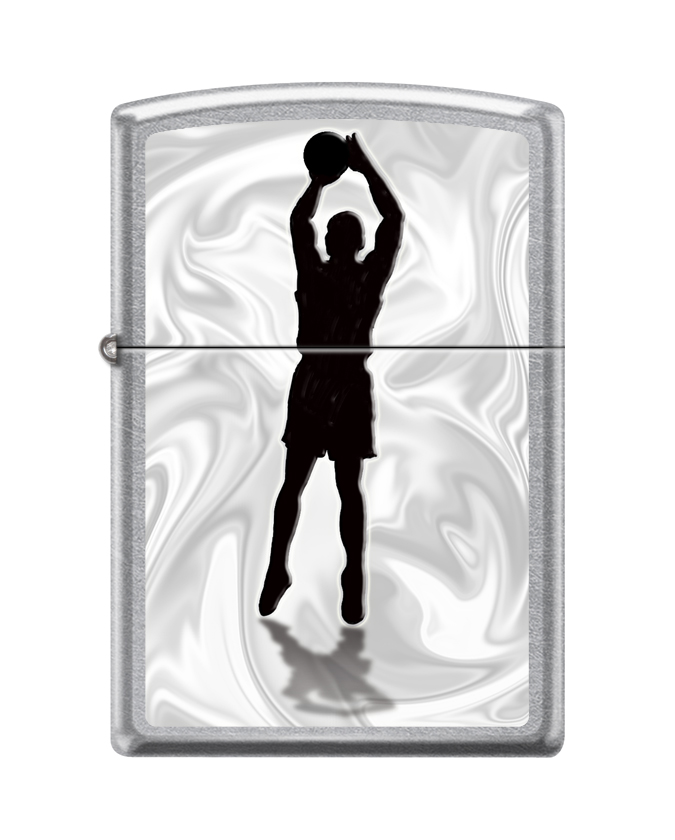 Зажигалка ZIPPO Баскетболист с покрытием Street Chrome™ ,207_basketball