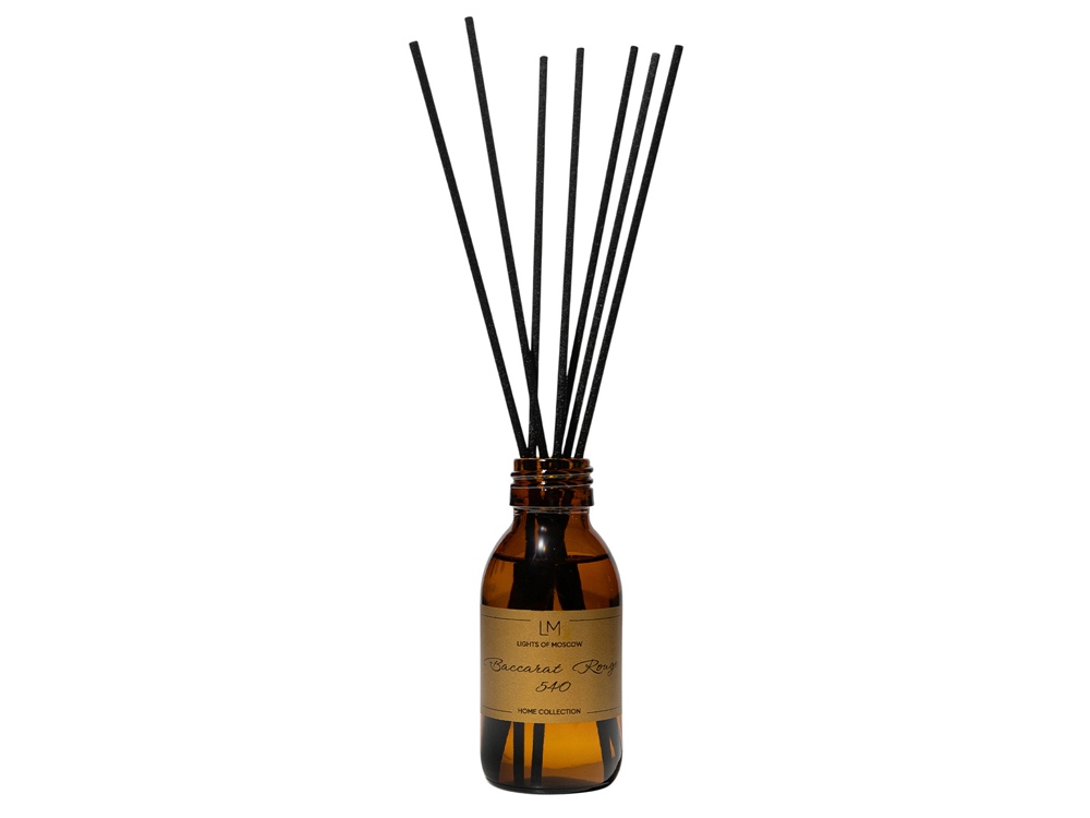 Ароматический диффузор с палочками, флер: личи и пион, мох, 100 мл (без лого LM)